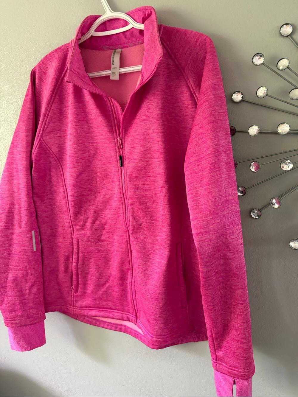 Mondetta Hot Pink Zip-Up Jacket